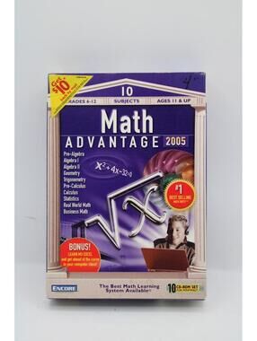 Encore Math Advantage 2005 Educational Software - 10 Subjects CD-ROM Set